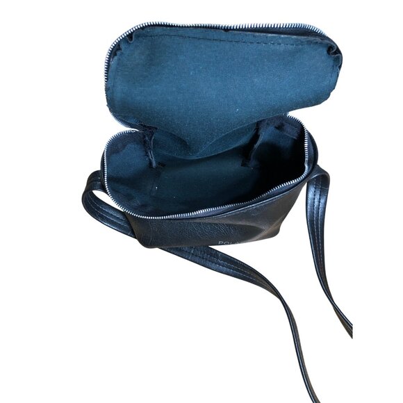 Polaroid Camera Bag Faux Leather Vintage SX-70 Black Shoulder Strap Carrying Cas - Picture 3 of 9